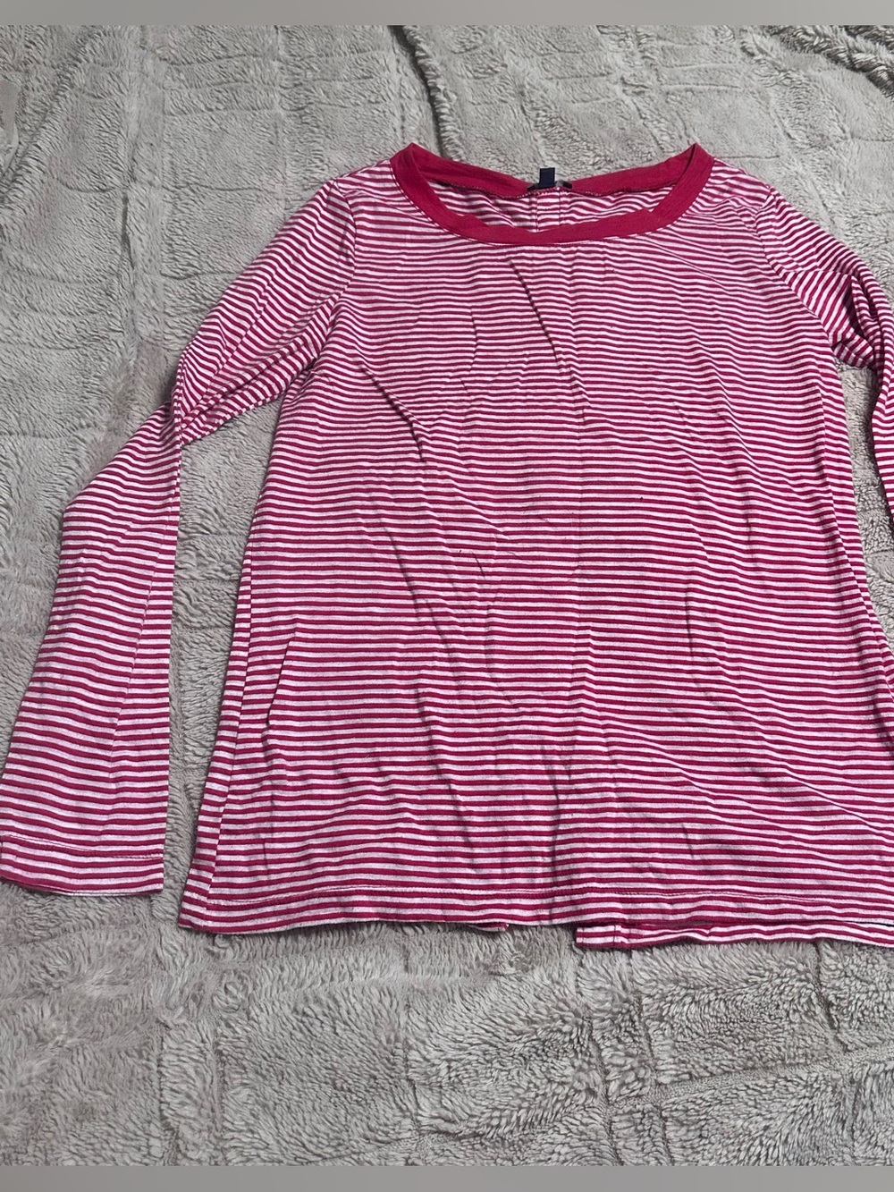 Red & white striped long sleeve